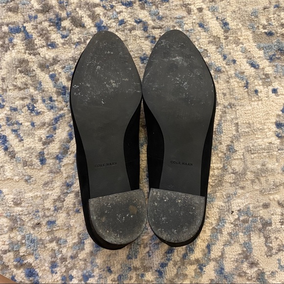 Cole Haan Black Suede Block Heels / SIZE 10 / - Picture 10 of 10